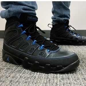 2012 Air Jordan 9 Retro Photo Blue and black size 9